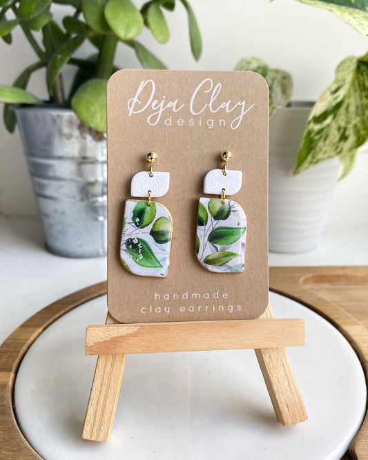 Tiered | Leaves | Dangle Earrings