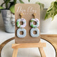 Wrenley | Sage Leaves | Bold Statement Earrings